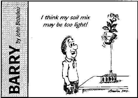 Cartoon about light soil